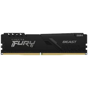 Memória 32GB DDR4 3200MHz, Kingston Fury Beast Black para Desktop/Gamers, KF432C16BB/32 KINGSTON