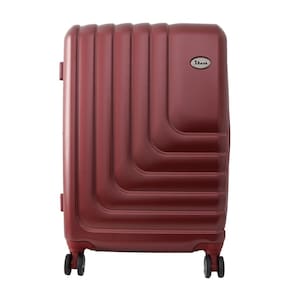 Mala de Viagem Media Expansivel em Abs Ika Flex, Cadeado Tsa Embutido, Rodas Duplas 360  Vermelha
