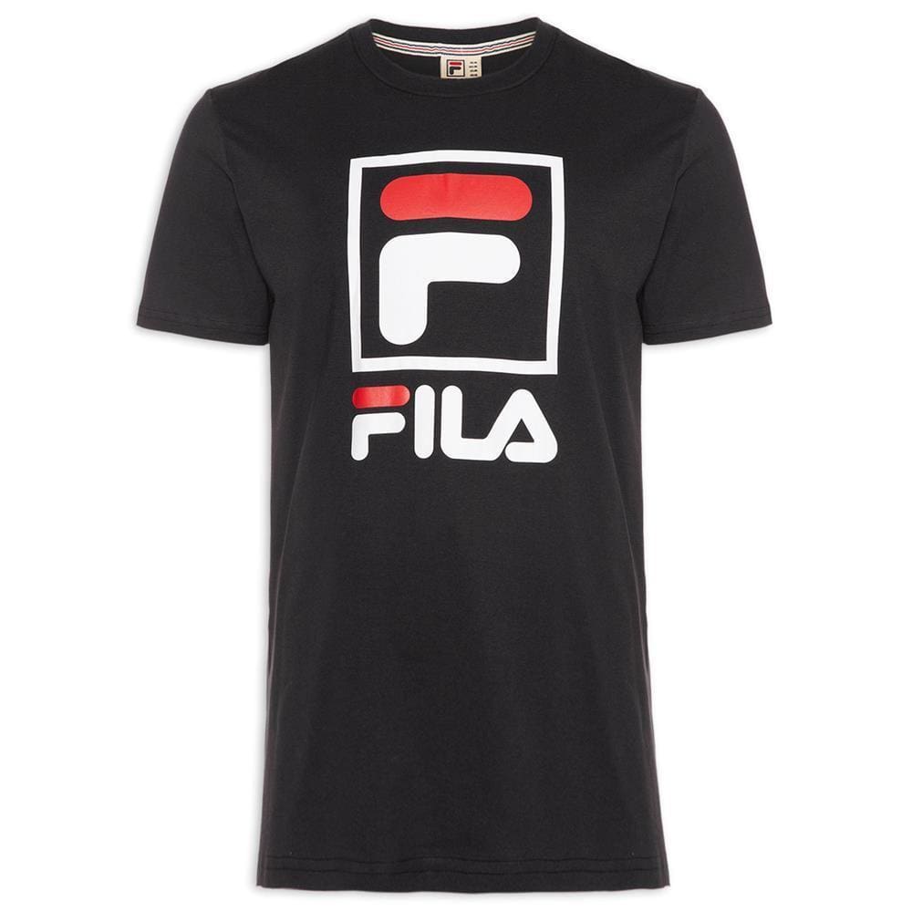 Camiseta Fila Masculina Malha Stack New