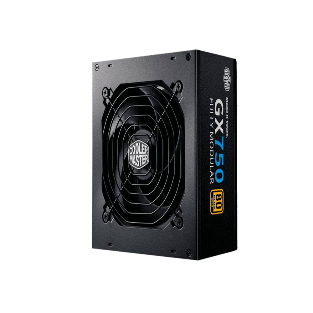 Fonte Cooler Master GX750 FULL Modular 80 PLUS GOLD 750W, Preto - MPE-7501-AFAAG-W1