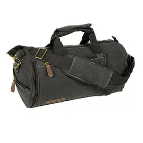 Bolsa Pequena Mala Viagem Mão Lona Preta R033
