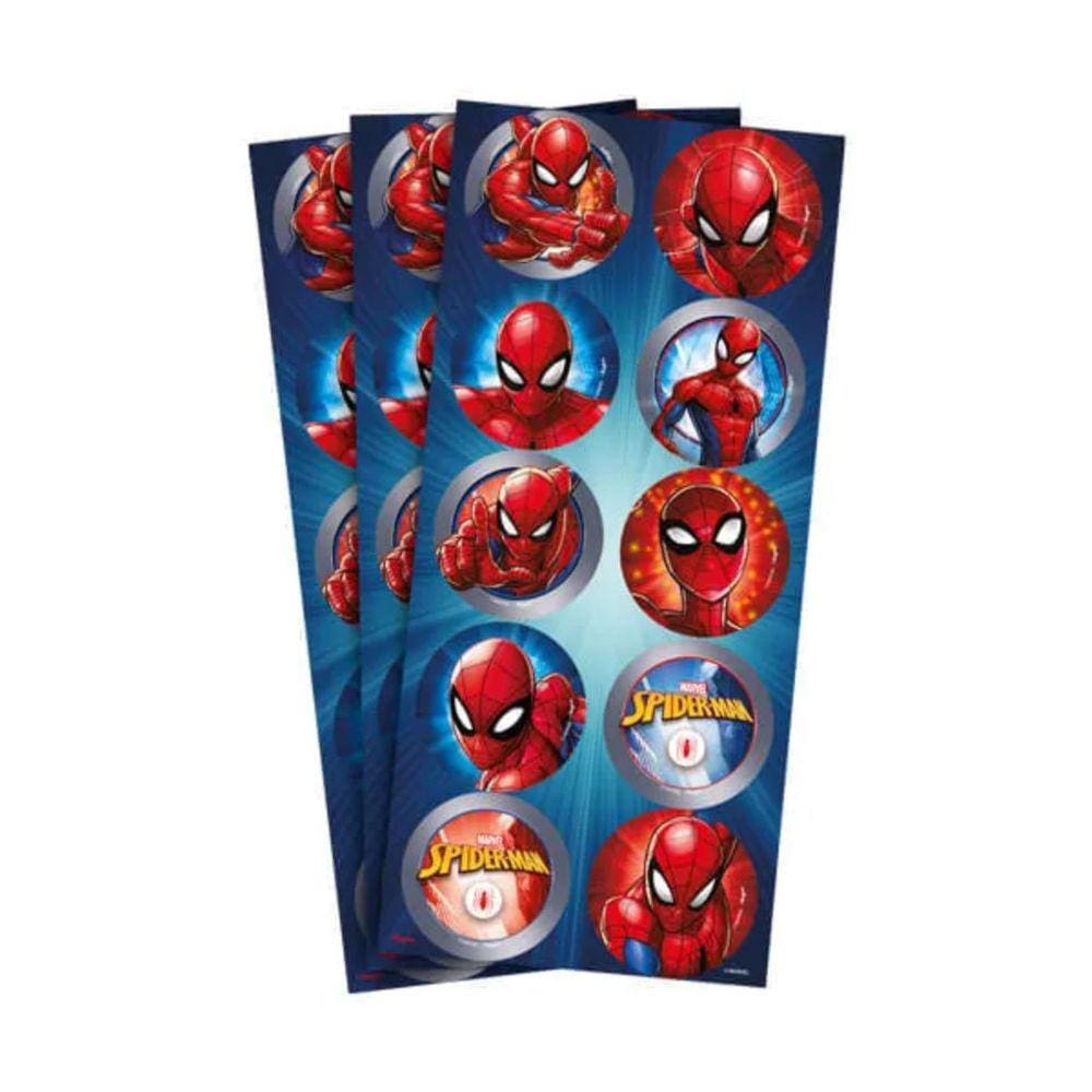 Kit Adesivos Homem Aranha 3 Unidades