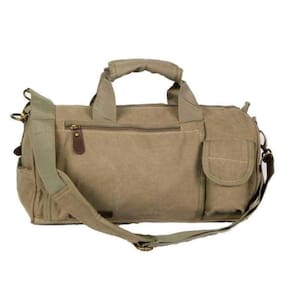Bolsa Pequena Mala Viagem Mão Lona Preta Palha R033
