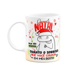 Caneca Flork Natal - Incrível quanto o sorriso