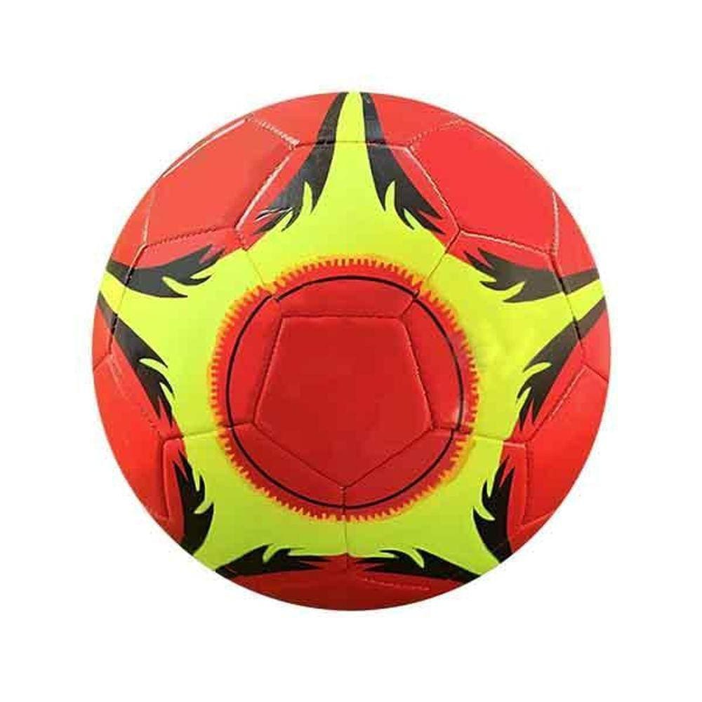Mini Bola De Futebol Vermelha Pequena Material Sintético