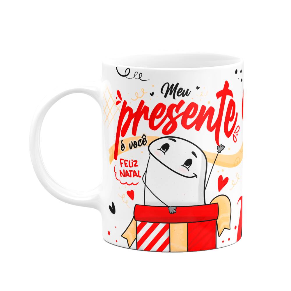 Caneca Flork Natal - Meu presente é você