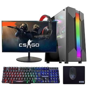 Computador Gamer TOB Intel Core i5 SSD 240GB 8GB Windows 10 Pro Trial Teclado/Mouse  Mouse Pad  Headset  Monitor 19