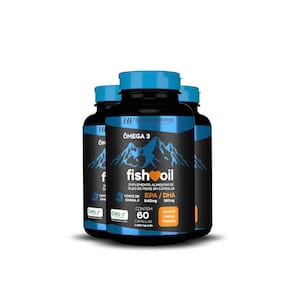 Kit 3X Omega 3 Fish Oil Meg 3 60 Cps Hf Suplementos