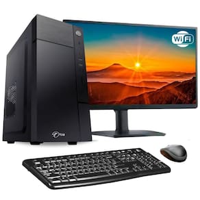 Computador Completo TOB Intel Core i5 com Wi-Fi SSD 960GB Memória 16GB + Windows 10 Pro Trial + Teclado e Mouse + Monitor 19" Desktop PC CPU