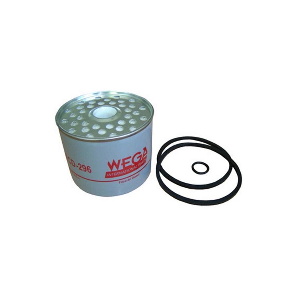 Filtro De Combustível Case Dynapac Ford Cargo Ingersoll Rand Jacto JCB Massey Ferguson Peugeot 504 Boxer - Wega- FCD0296