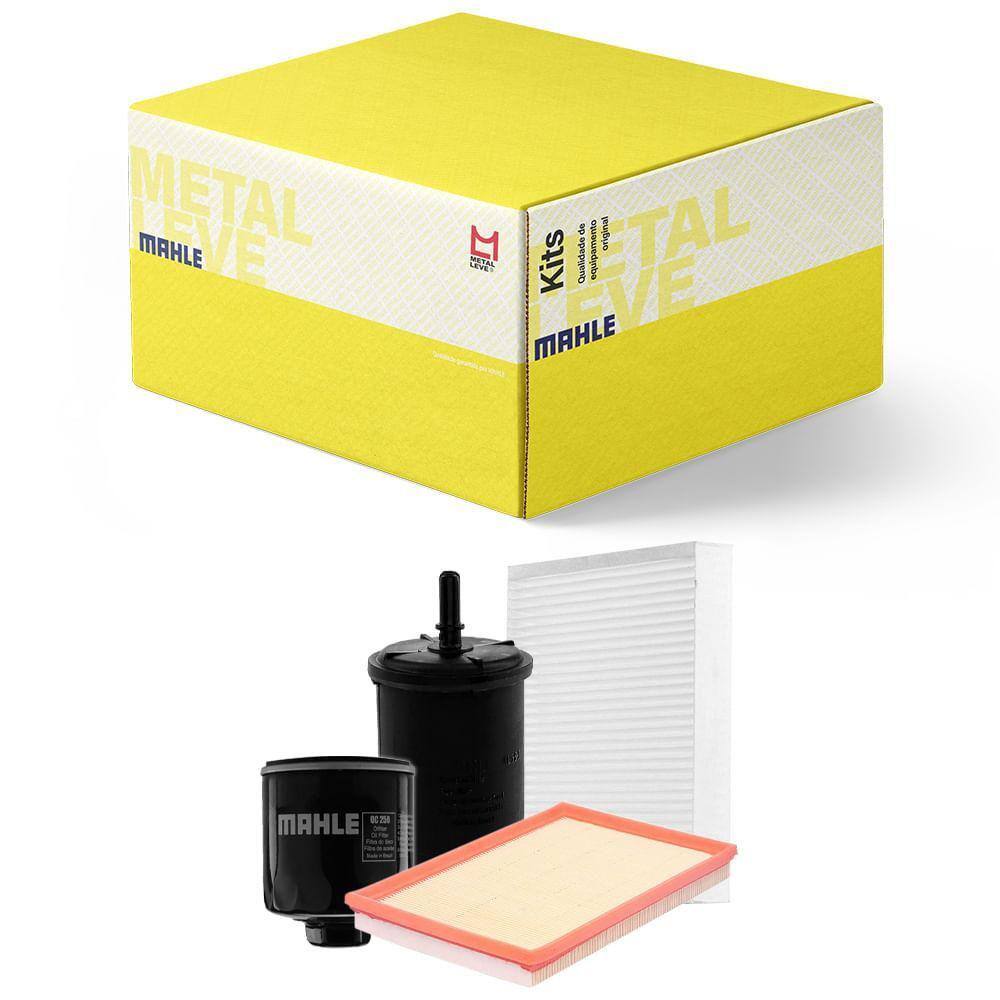 Kit Filtro Gol G4 G5 G6 Voyage 1.0 8v Flex Metal Leve