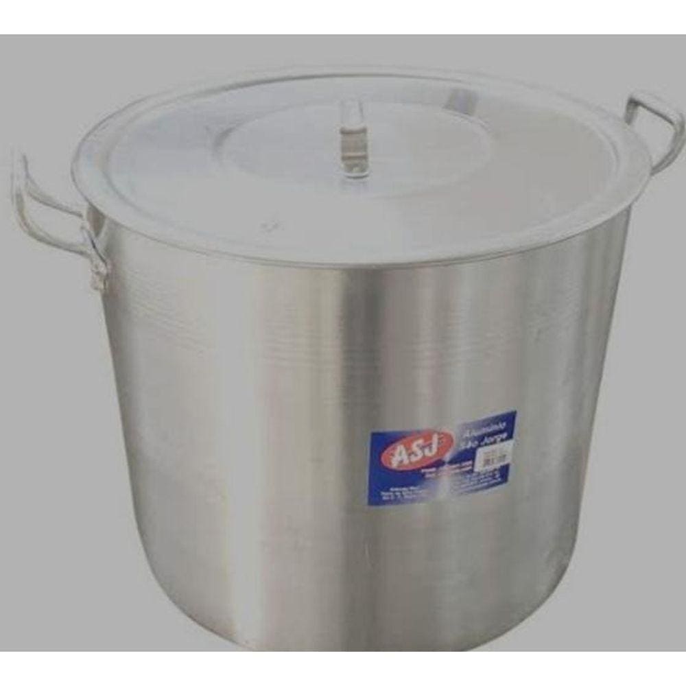 Caldeirão Grande Industrial Alumínio São Jorge 55cm 97L