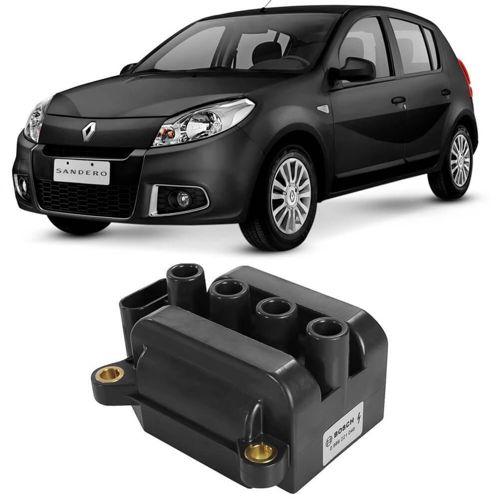 Bobina Ignição Renault Sandero 1.0 2008 A 2016 Bosch