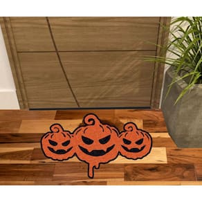 Tapete Abóbora Laranja, Decoração De Halloween.