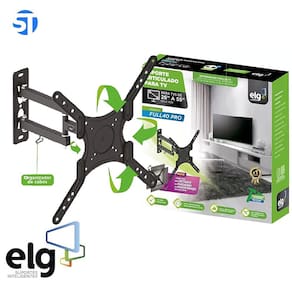 Suporte para TV Articulado de 15" até 43" ELG - FULL20