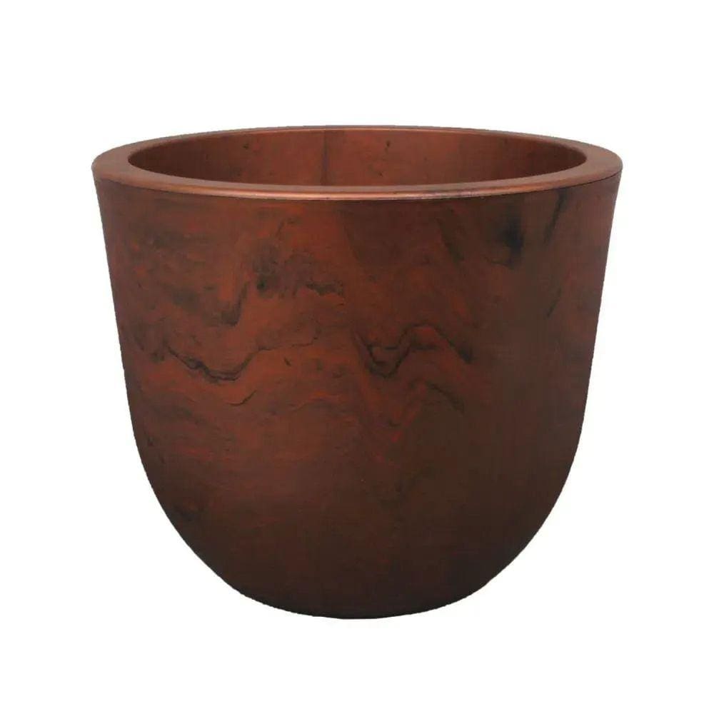 Vaso Concept Redondo N2 Japi Aço Corten