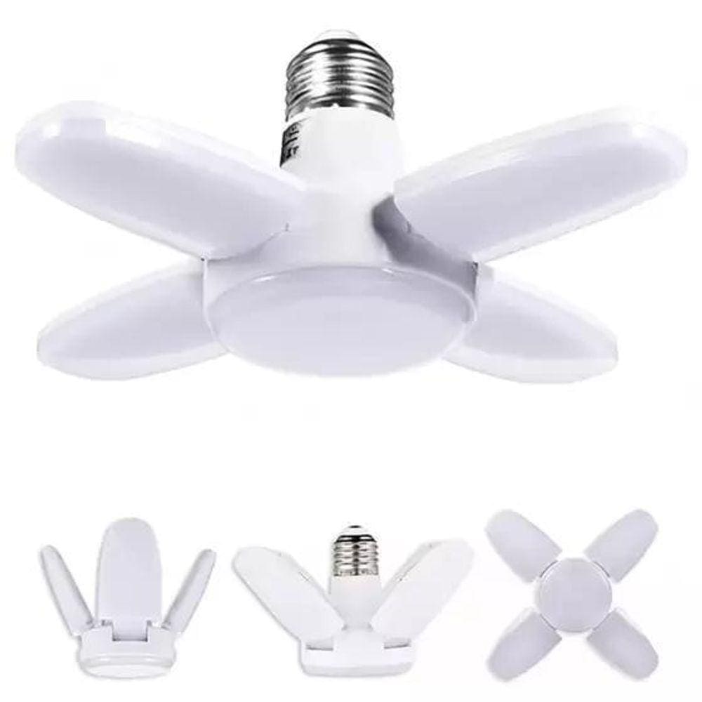 Lâmpada Led 28W Multifuncional Hélice Pétala Branca