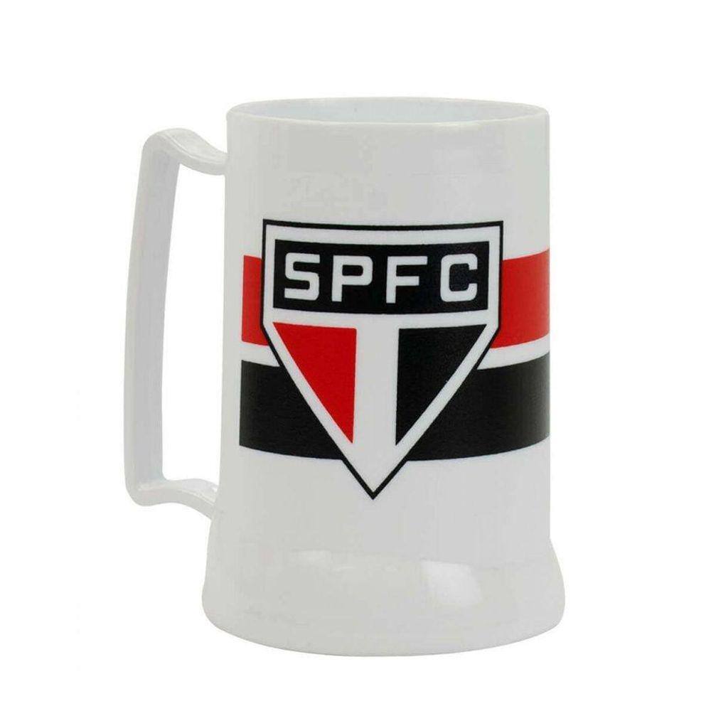 Caneca Branca Gel Isolante Térmico 400ml - São Paulo