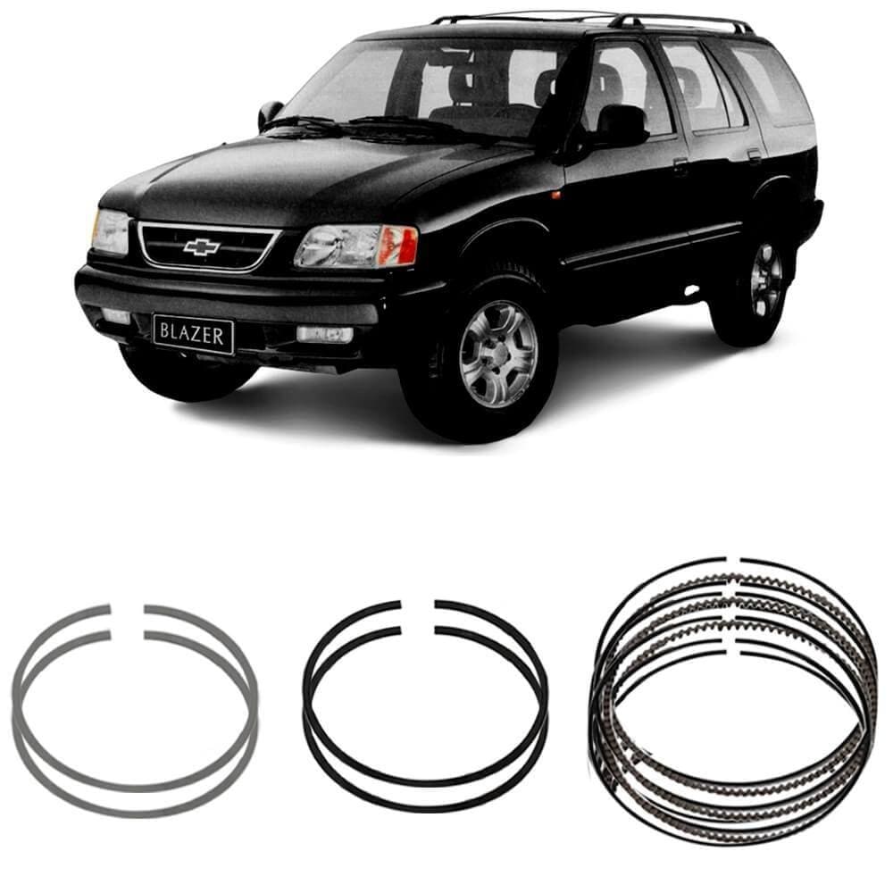 Jogo Anel Segmento STD Chevrolet Blazer 2.5 97 a 2000 Metal Leve