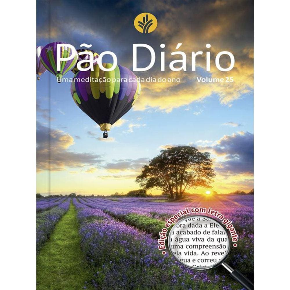 Pão Diário Volume 25 Letra Gigante - Paisagem