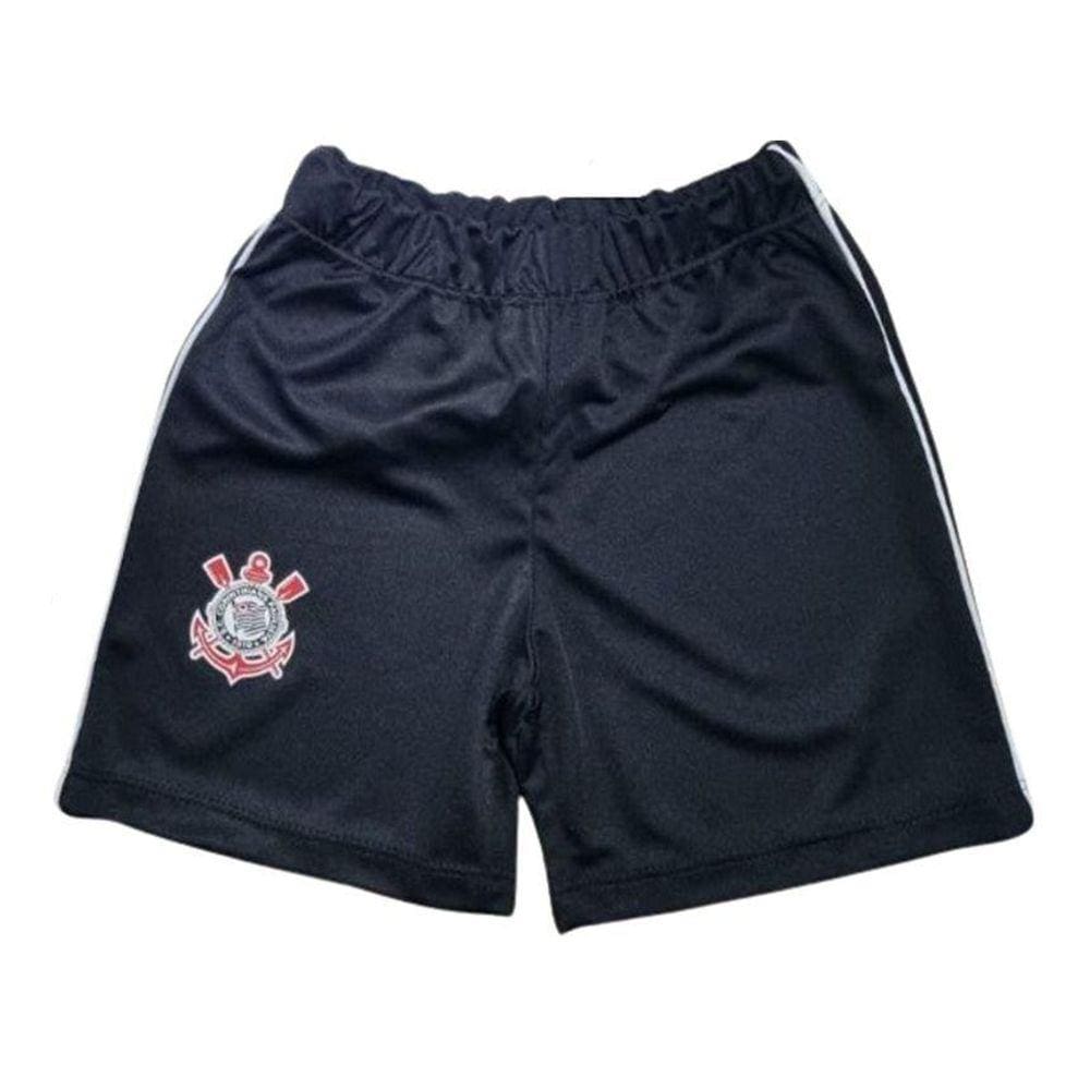 Shorts Infantil Corinthians Oficial (1 a 14 Anos)