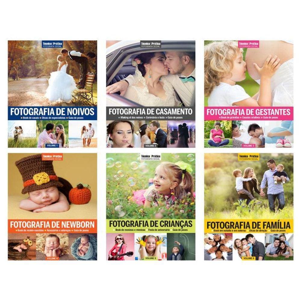 Coleção Fotografia Social (6 Livros)