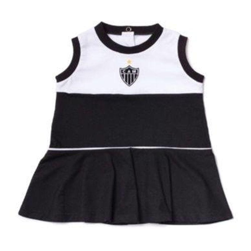 Vestido Bebê Atlético MG Regata Oficial Revedor