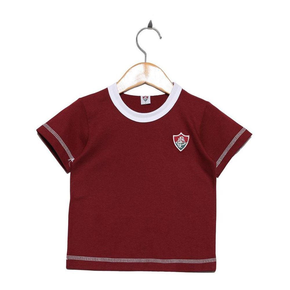 Camiseta Bebê Fluminense Grená Oficial