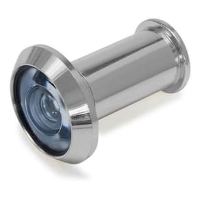 Visor Olho Mágico Para Portas Cromado 16mm - 200° - Fertak