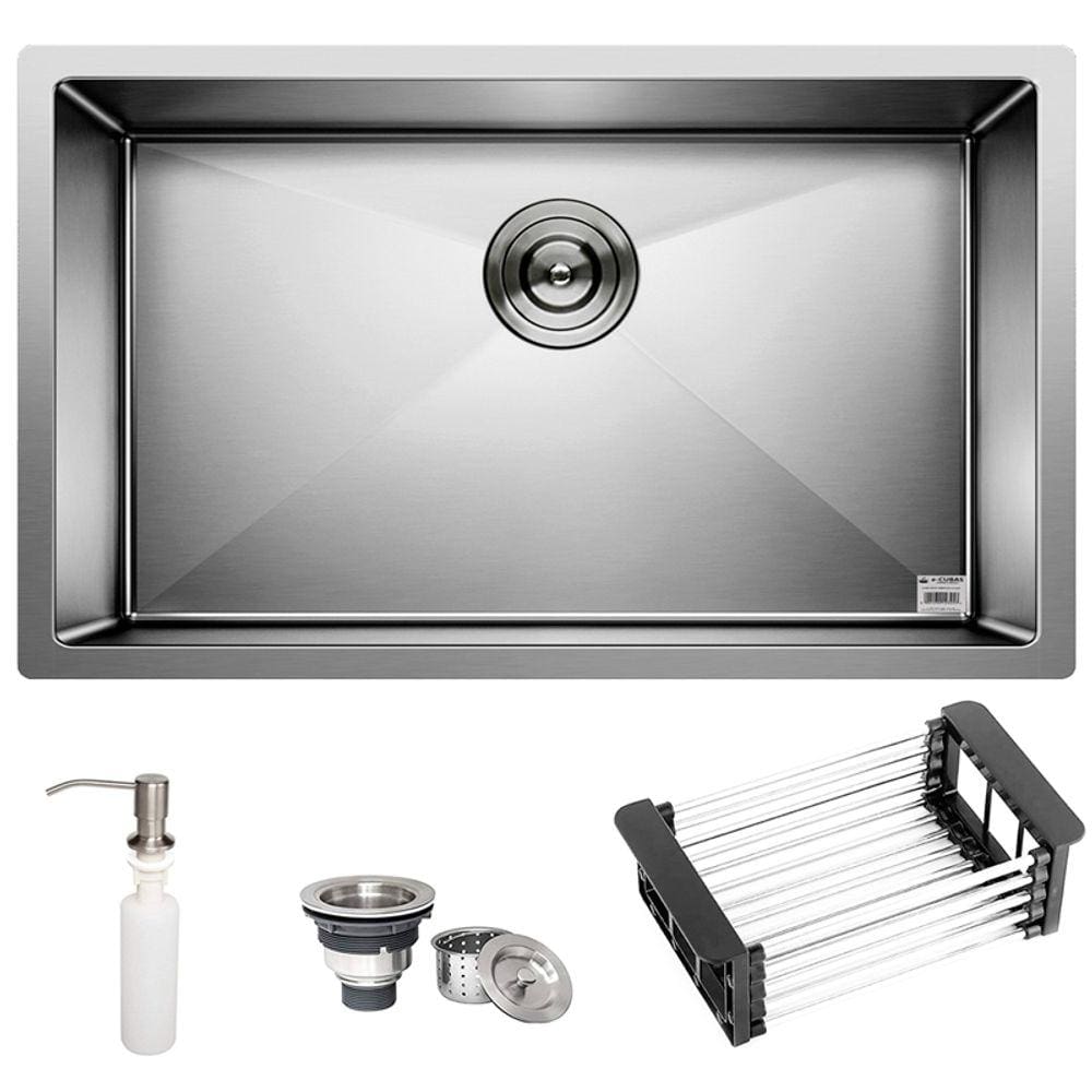 Cuba Quadrada Inox 304 Gourmet 7040 com Acessórios - EC245