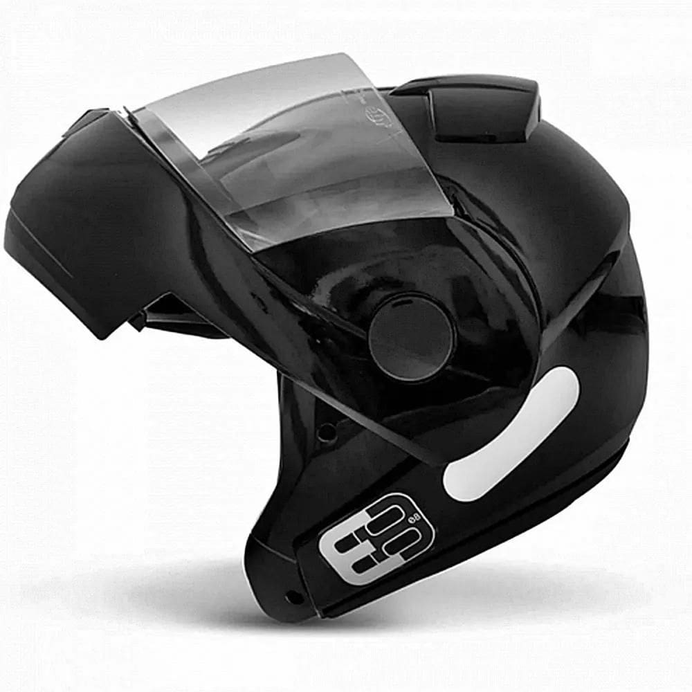 Capacete Articulado EBF E8 Escamoteável Robocop Motoboy Moto