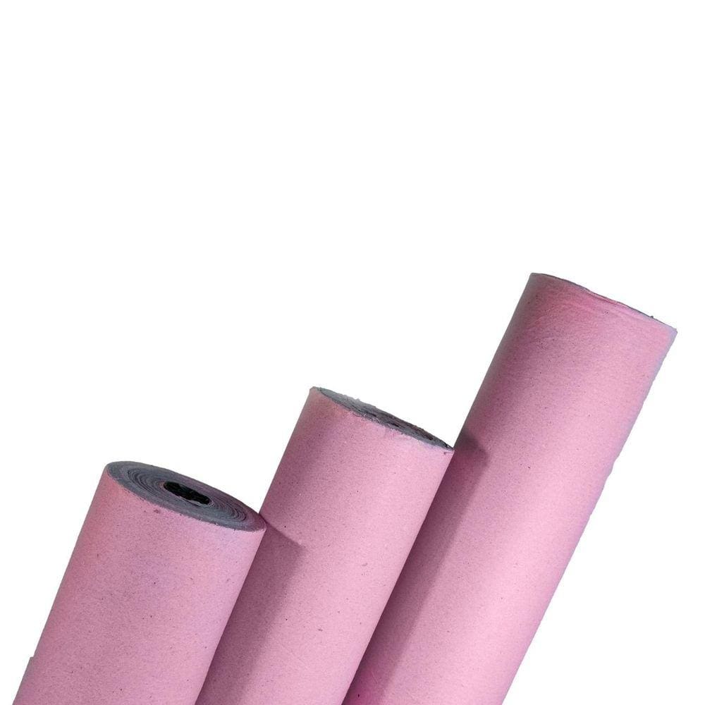 2 Rolos Bobina De Papel Hd Rosa 25cm - 390 Metros
