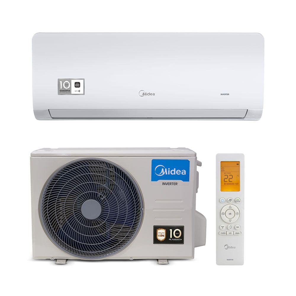 Ar condicionado Split Hi Wall Inverter Midea Xtreme Save Connect 9.000 Btus Quente e Frio 220v R-32