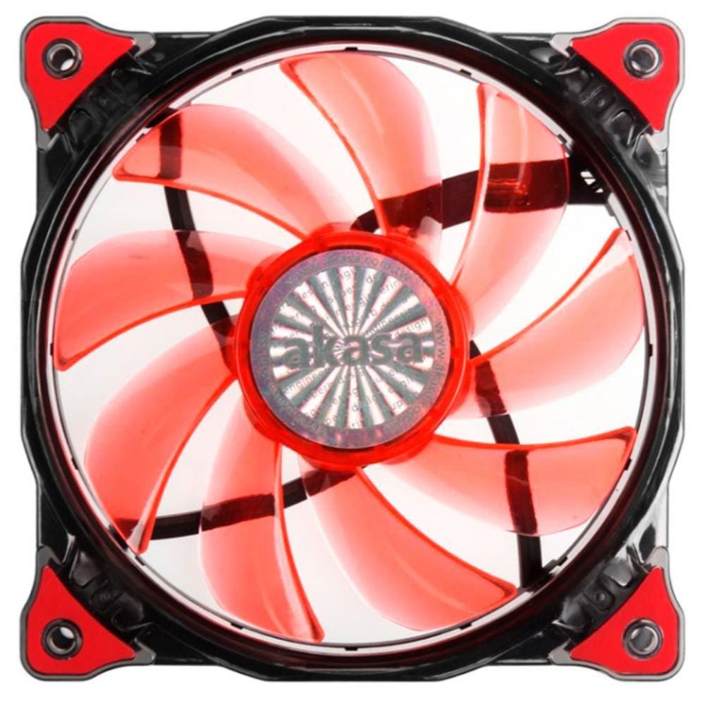 Cooler 120mm Akasa Vegas com LED Vermelho - AKFN091RD