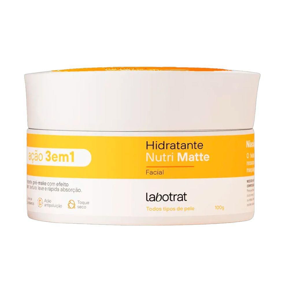 Creme Facial Hidratante Labotrat Nutri Matte 100g