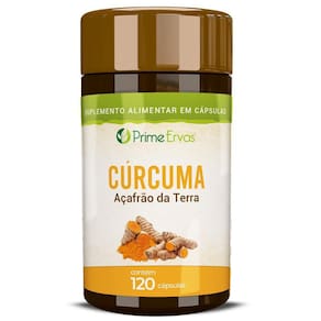 Cúrcuma Longa Açafrão Da Terra 120 Cápsulas De 500Mg