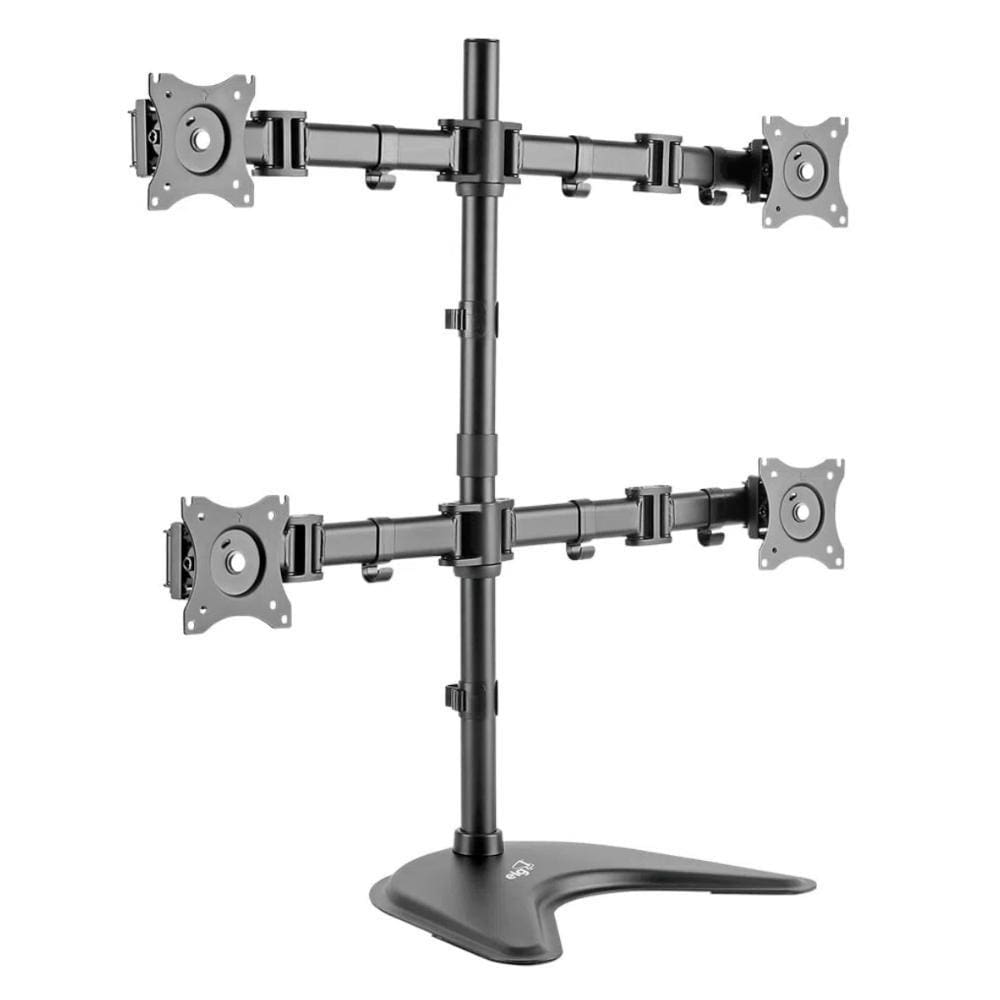 Suporte para 4 Monitores / TVs até 27 ELG, com Regulagem de Altura e Ângulo, Padrão VESA, T160ND4