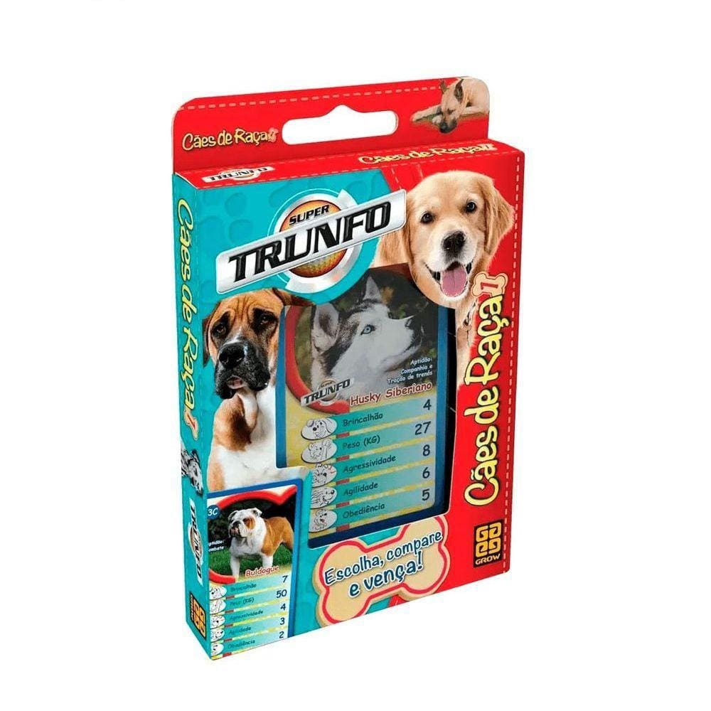 Jogo Super Trunfo - Grow - Caes De Raca I