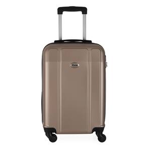 Mala de Viagem Media Abs Ika Continental Cadeado Embutido Rodas Giro 360 Champagne