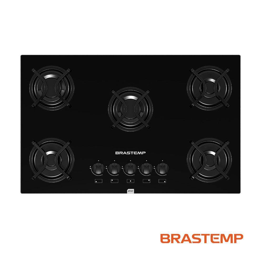 Cooktop brastemp 5 bocas bdd75 Pontofrio