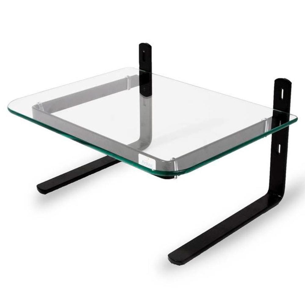 Suporte para Monitor Reliza Office - Base de Vidro - Preto