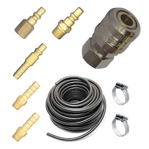 Kit 20 Mts Mangueira 5-16 Para Compressor + Engate Rápido