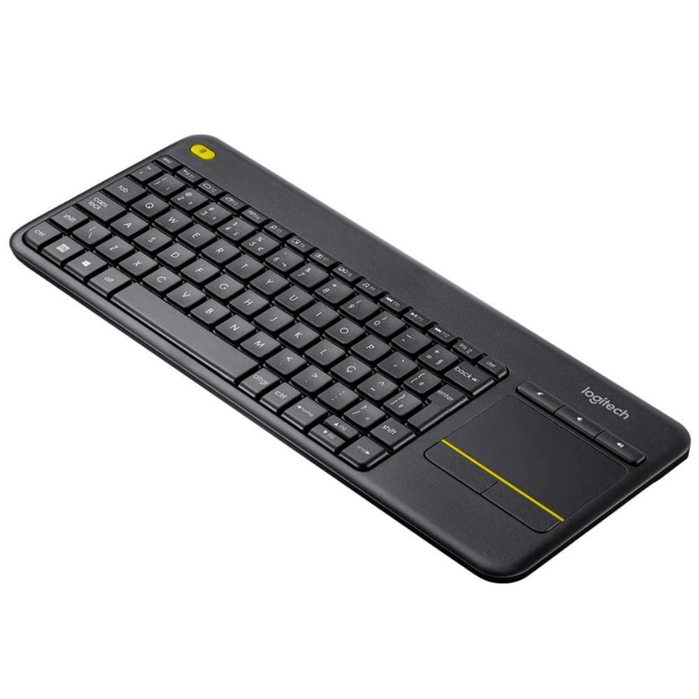 Teclado sem Fio Logitech Touch K400 Plus - USB - ABNT2 - Ideal para Smart TV - 920-007125