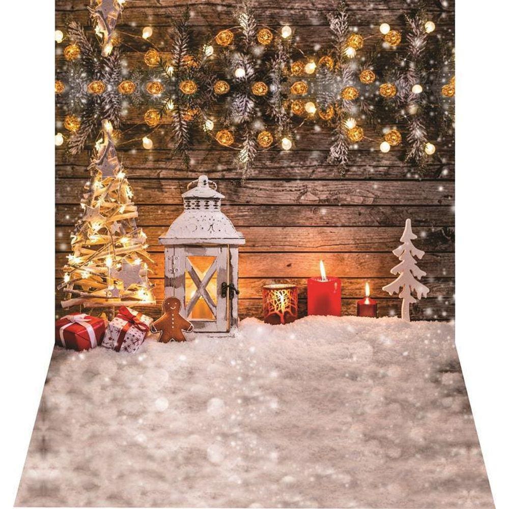 Fundo Fotográfico Newborn Em Tecido Natal 1,50X2,20