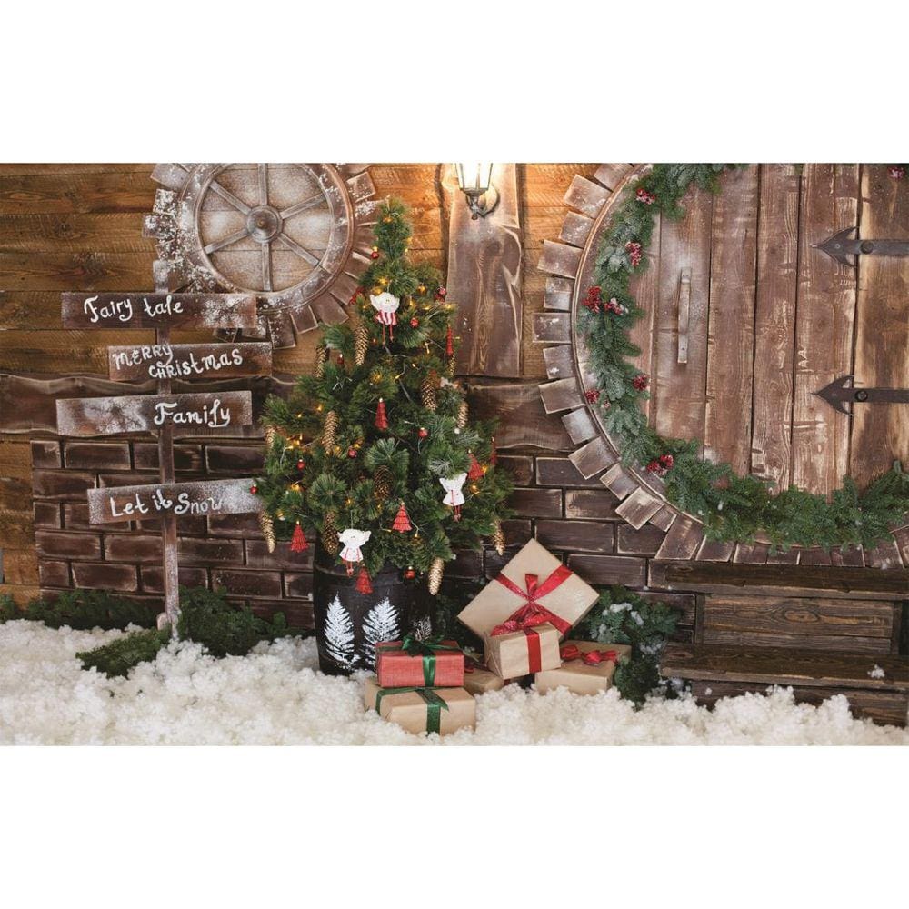 Fundo Fotográfico Em Tecido Natal 2,60X1,50