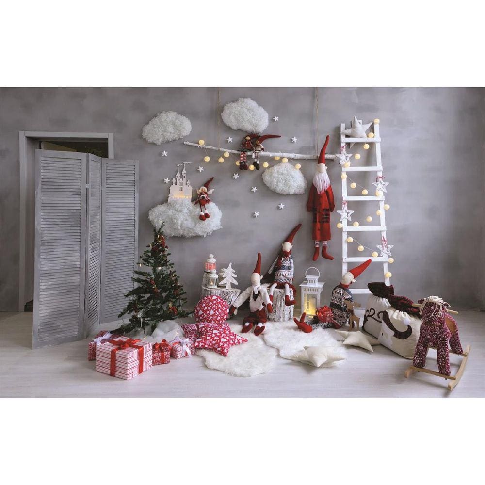 Fundo Fotográfico Em Tecido Natal 2,80X1,50