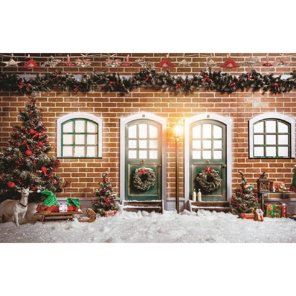 Fundo Fotográfico Em Tecido Natal 2,60X1,50