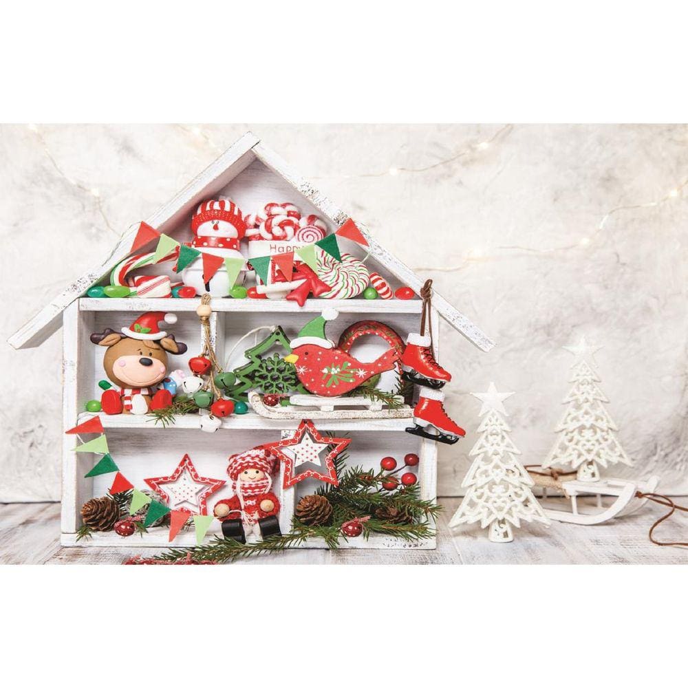 Fundo Fotográfico Em Tecido Natal 2,80X1,50