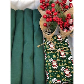Kit 4 Pças Jogo Americano De Mesa Jantar Natal Decoração 007