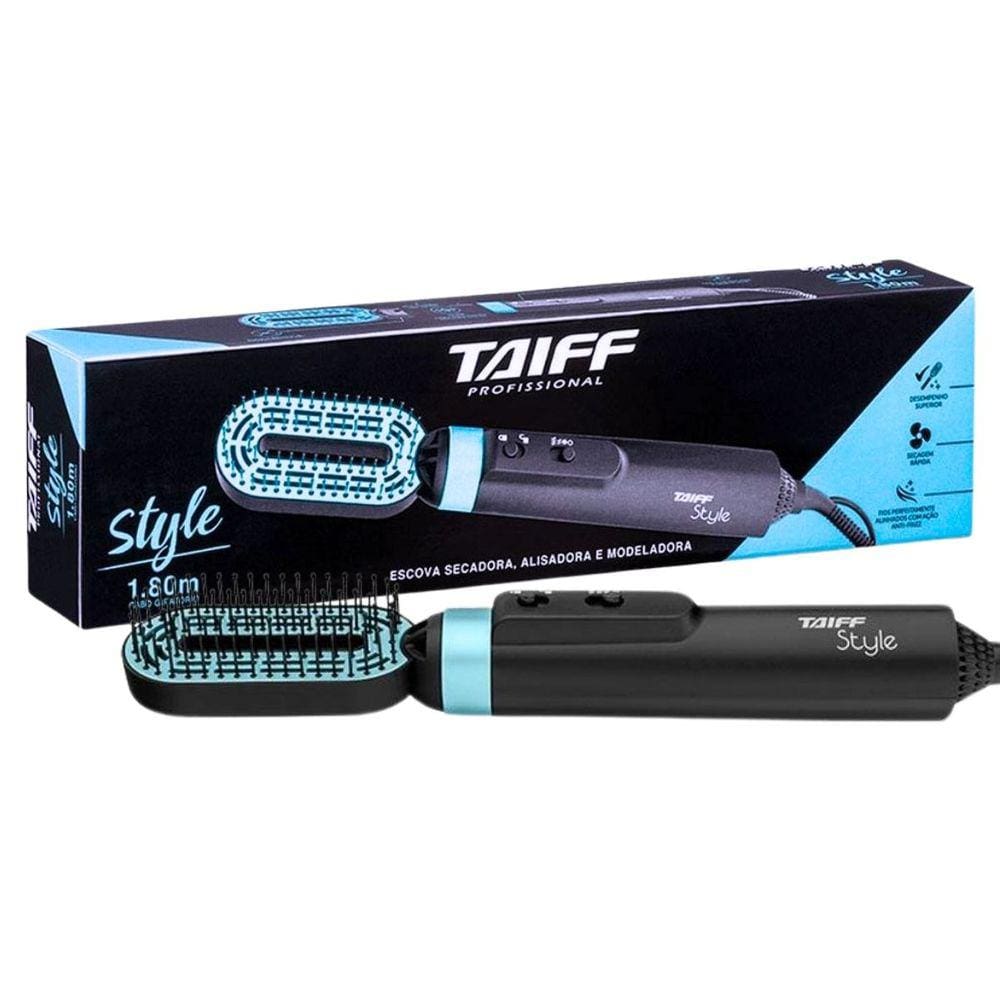 Taiff Escova Style Secadora Alisadora E Modeladora 127V